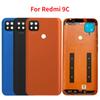 Назад для Xiaomi Redmi 9C Корпус задней двери аккумулятора с ремонтом объектива рамки камеры
