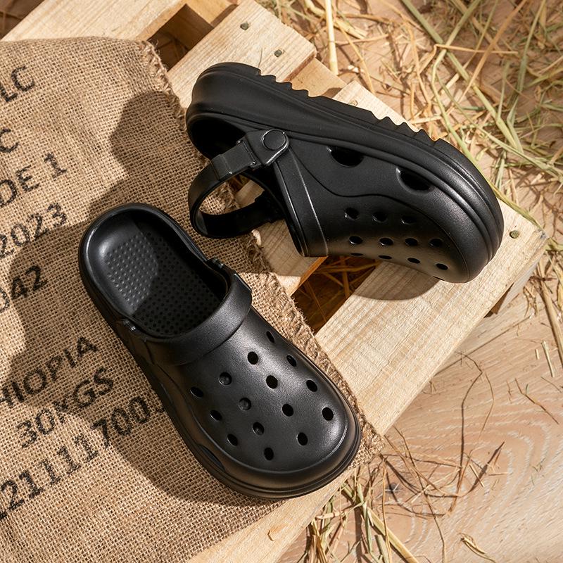 Женские садовые клоги на толстой подошве с нескользящей подошвой - Съемный комфорт для лета, пляжа и улицы