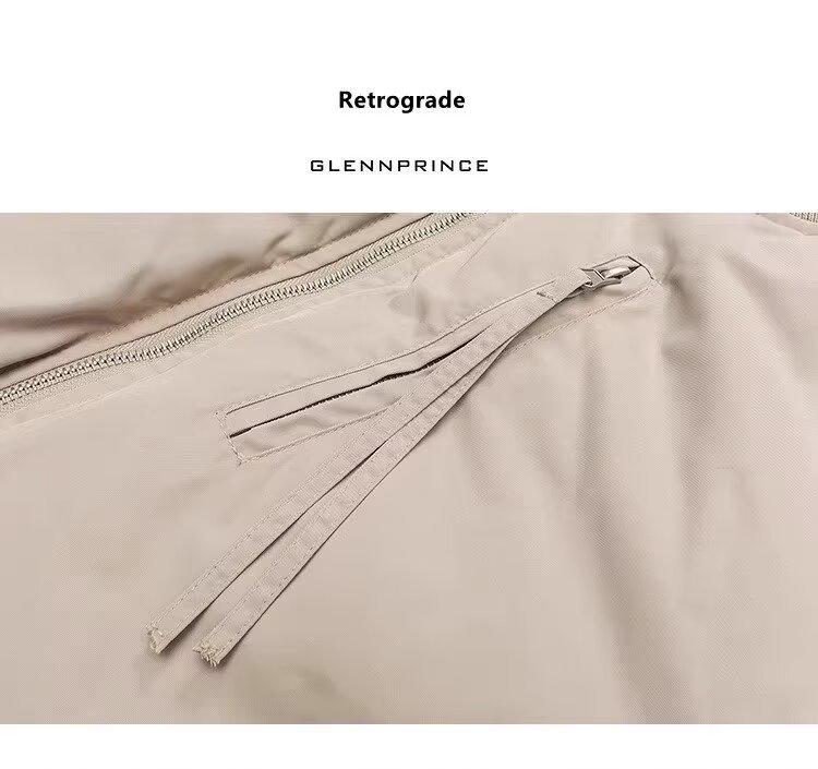 Женская куртка-бомбер в стиле ретро с несколькими карманами - Модный американский бейсбольный стиль для весны и осени