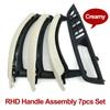 RHD правая рука водителя подлокотник межкомнатной двери кожаная ручка полный комплект для BMW X5 X6 E70 E71 E72