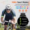 Smart Watch QTLLBT, with Call Answering Function, Fitness and Step Tracker, Photo Taking, Sedentary Reminder Weather Forecast, Multiple Sports Modes