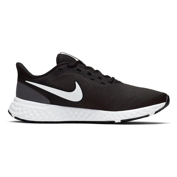 Nike Женские Revolution 5 'Антрацит' (женские размеры) Черные / Белые / Антрацитовые Беговые Кроссовки BQ3207 002