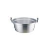 Akao Aluminum DON Hammered Round Pot, 51cm, Aluminum Alloy, Aluminum Die-Cast Handle, Japan, AEV02051