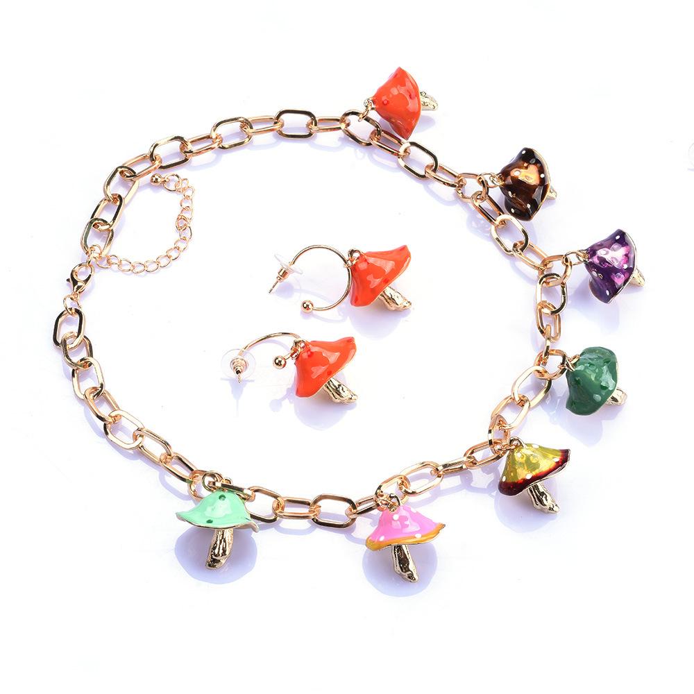 Экологически чистый сплав капающий гриб ожерелье гриб кулон