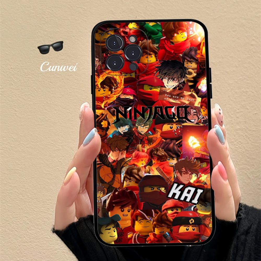 Чехол для телефона Аниме N-NinjagoS Для IPhone 16 15 14 11 12 13 Mini Pro XS Max Чехол 6 7 8 Plus X Funda Shell