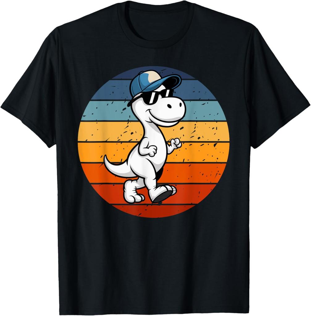 Dinosaur TRex Retro Novelty Men Kids Women Funny Dinosaur TShirt Print Cotton Design Gifts T Shirts Funny Shirt Camiseta