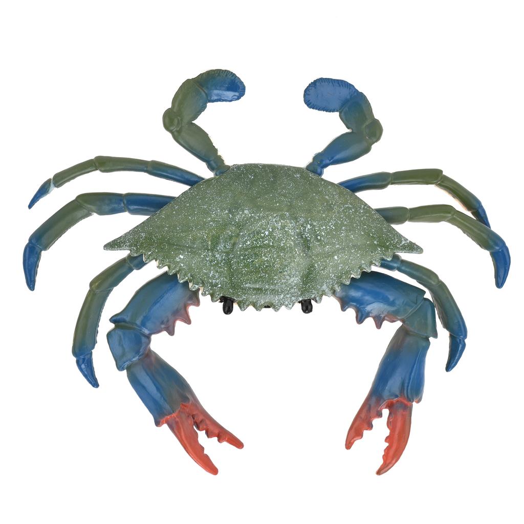 Realistic Marine Animal Crab Model Simulated Plastic Crab Kid"s Educational Props Crab