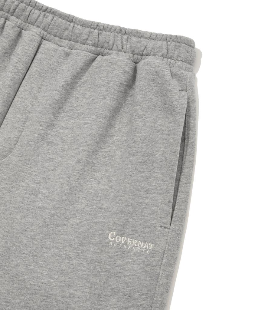 COVERNAT Спортивные брюки-джоггеры regular fit, меланжево-серые