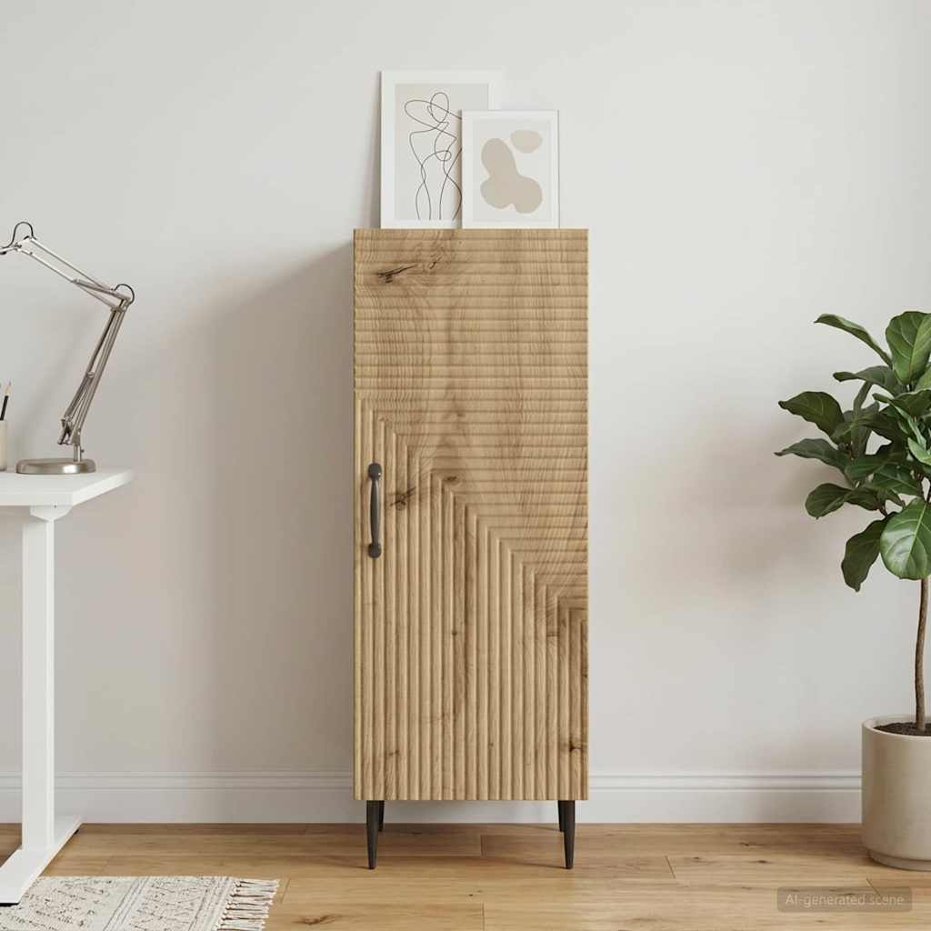 Sideboard Artisan Oak 33 x 34.5 x 89.5 cm engineered wood