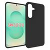 For Samsung Galaxy S25 FE TPU Case WANLONFENG MS Series Matte Back Cover with Tempered Glass (Big Hole Lens)
