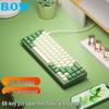 BOW G68S Механическая игровая клавиатура с возможностью горячей замены, проводная, с защитой от залипания и отделяемым кабелем.
