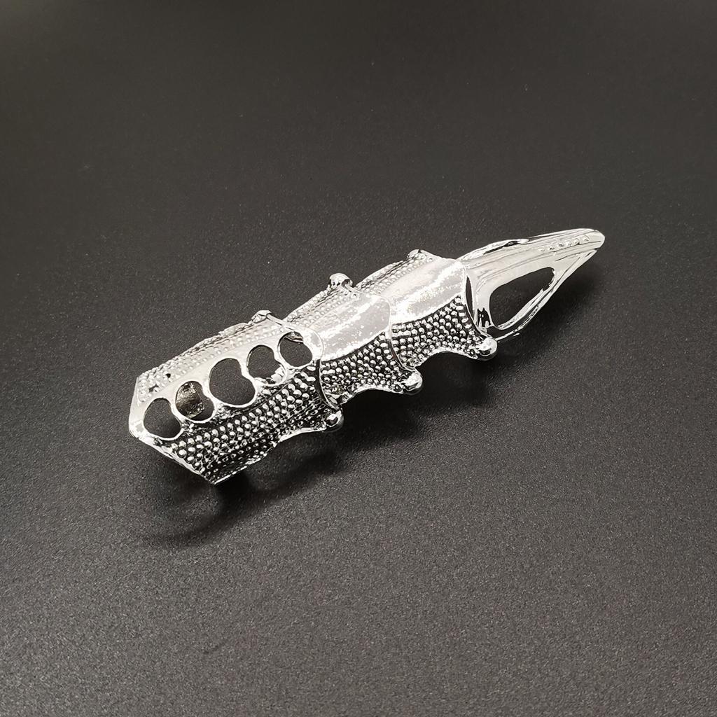 Кольцо ретро панк крутой шпиль длинное совместное кольцо четыре кольца ферросплав