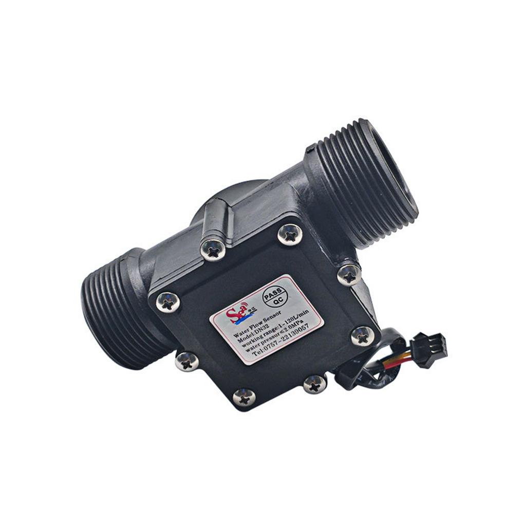 Water Flow Sensor DN32 1-120L/min 1.25" 32mm Flowmeter Counter Water Counter Water Controller Switch for Waterworks