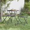 Day and Night - Day and Night Folding Garden Chair 2 Units Anthracite Expanded Metal Mesh