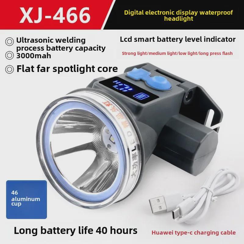 Перезаряжаемый водонепроницаемый светодиодный налобный фонарь для ночной рыбалки — супер яркий, долговечный и с большим радиусом действия