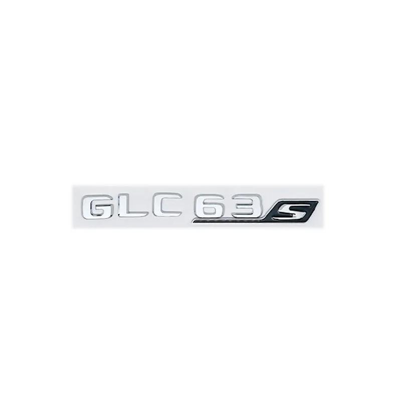 Для Mercedes Benz Silver Black X253 C253 GLC43 GLC63 GLC63s GLC 63 S AMG Эмблема V8 BITURBO 4MATIC 4MATIC+ Эмблемы Значки