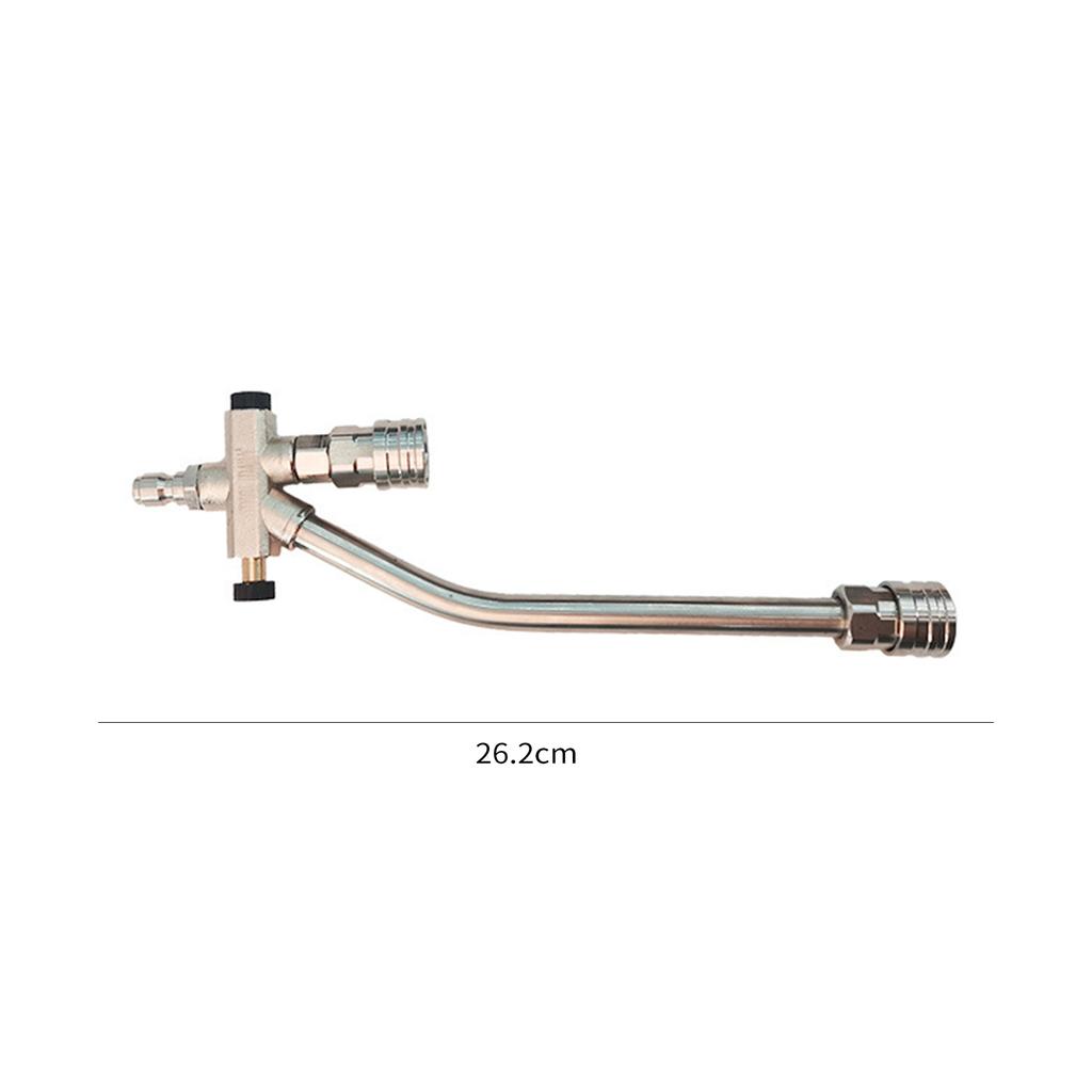 Foam Cannon for Pressure Washer with Dual-Connector Tool, Car Foam   with 1/4'' Quick Connect 1L Transparent Bottle