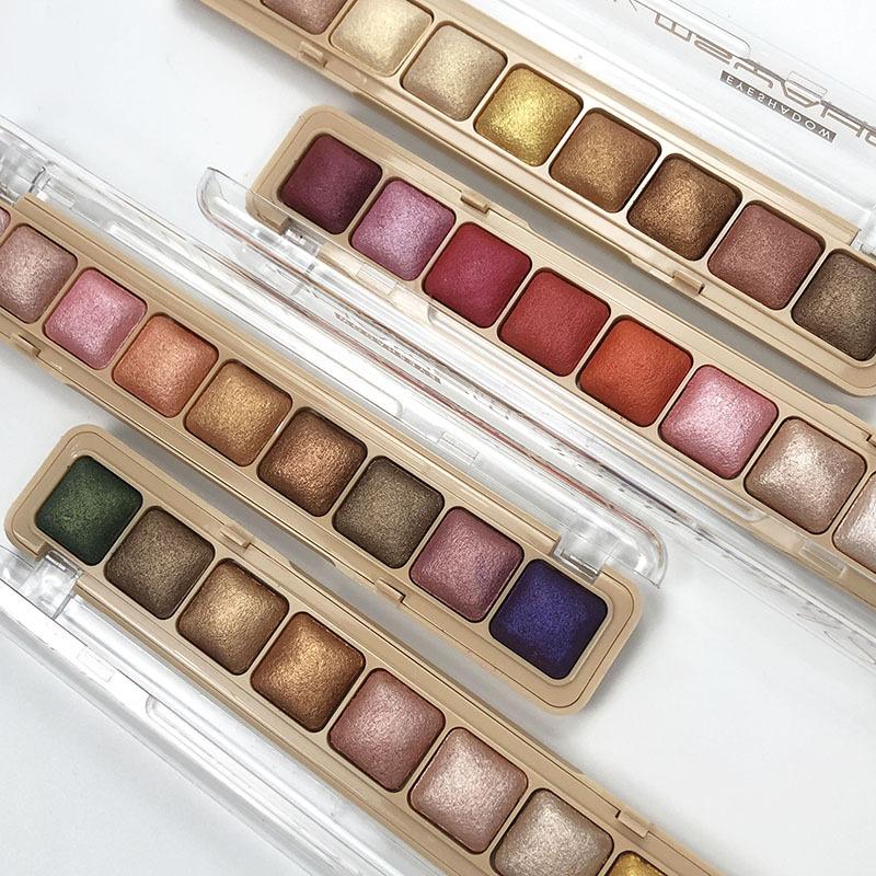 Палитра Sweet Eyes, пудровая палитра, тени для век, блестки, матовые тени для век, набор теней для век Beauty Pop, 9 цветов, принадлежности для макияжа