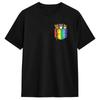 Retro Vintage Relaxed Tabby Cat Lounging On A Rainbow Tshirt Summer Streetwear T Shirts 100 Cotton Leisure Tshirt Casual Tops