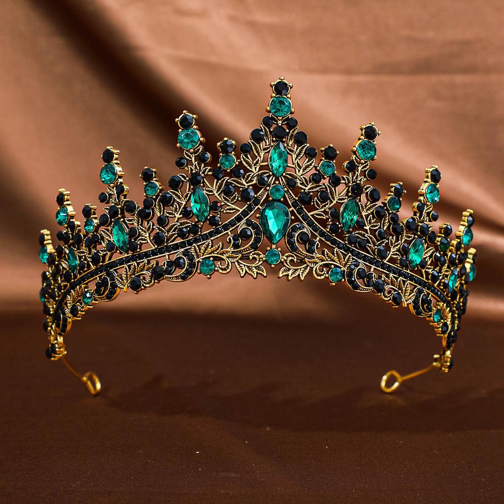 Baroque Crystal Tiaras and Crowns Headband Rhinestone Prom Diadem Crown Bridal Wedding Hair Accessories Jewelry Crown Tiara Gift