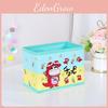 Cute Pajamas Crayon Shin Chan Shiro Striped Pattern Foldable Desktop Storage Box For Toys And Accessories