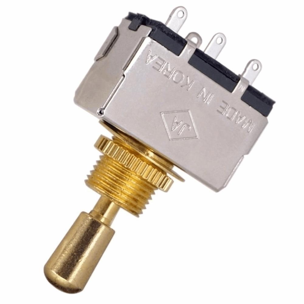 3 Way Selector Switch Brass Guitar Switch Premium Toggle Switch  For Guitar