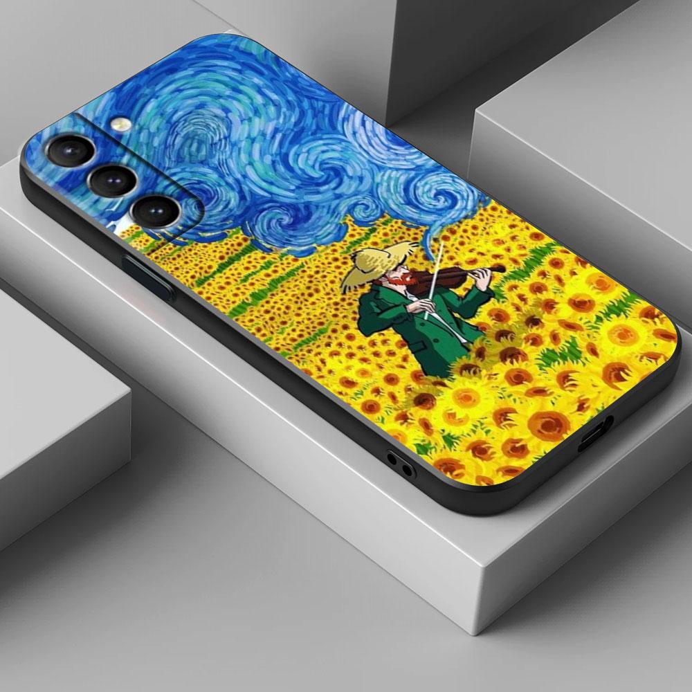 Интересный чехол с картиной Ван Гога S26Ultra для Samsung Galaxy S26 S25 S24 S23 S20 S21 FE S22 Ultra S26 Plus 5G, мягкий чехол для телефона
