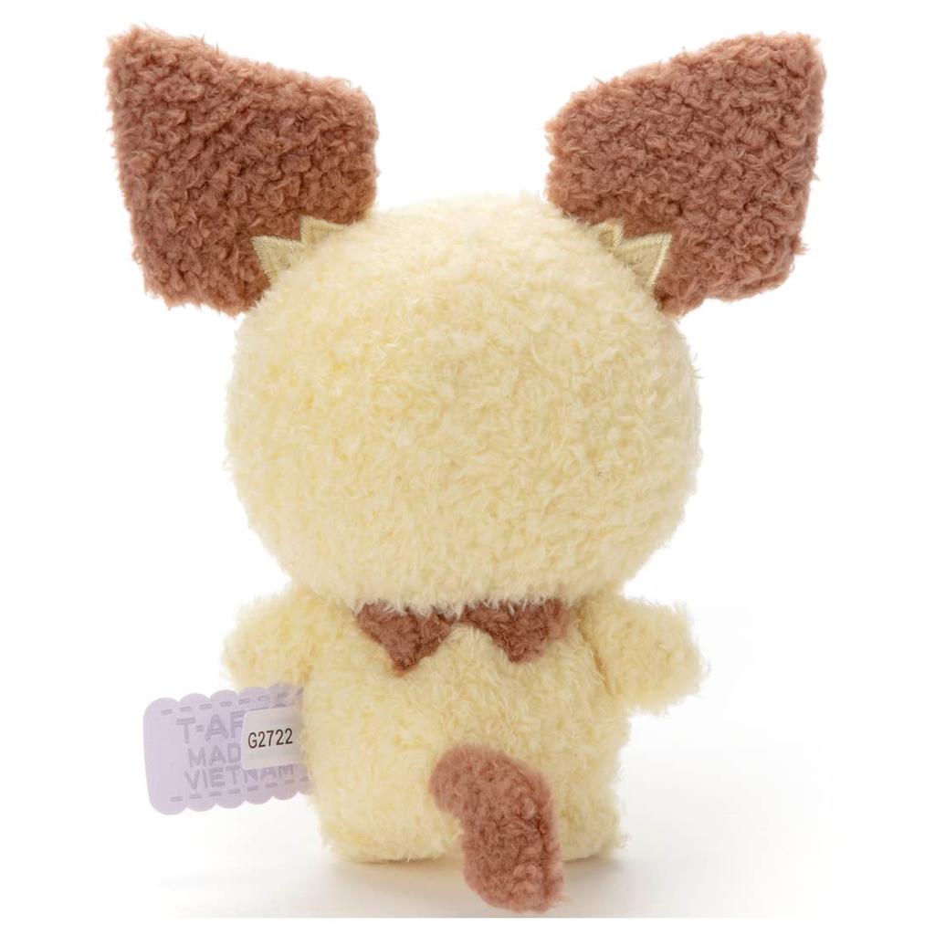 TAKARATOMY A.R.T.S Pokémon PokéPiece Plush Toy Pichu, Approximately 17cm Tall