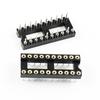 10PCS 20Pin DIP SIP Round IC Sockets Adaptor Solder Type Gold Plated Machined 2.54mm Pitch Round Hole Narrow