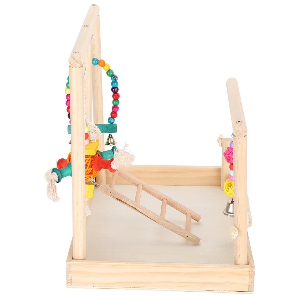 Игровая площадка для попугая Деревянная подставка для птиц Клетка для птиц Жердочка Тренировочные принадлежности