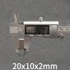 20x10x2 Сверхмощные магниты Сильные дисковые магниты для холодильника, DIY, Строительства, Науки, Поделок, Образования, 20 мм x 10 мм x 2 мм