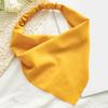 Woman Girls Solid Summer Head Scarf Chiffon Triangle Bandanas Women Elastic Hairband Hair Accessories Headwear Ornaments