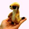 Animal Beans Meerkat Plush Toy 10cm