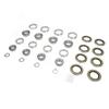 Boat Trailer Axles Bearing Kits 25580 14125A for 5200 To 7000 Lb Tandem Axles 4 Sets