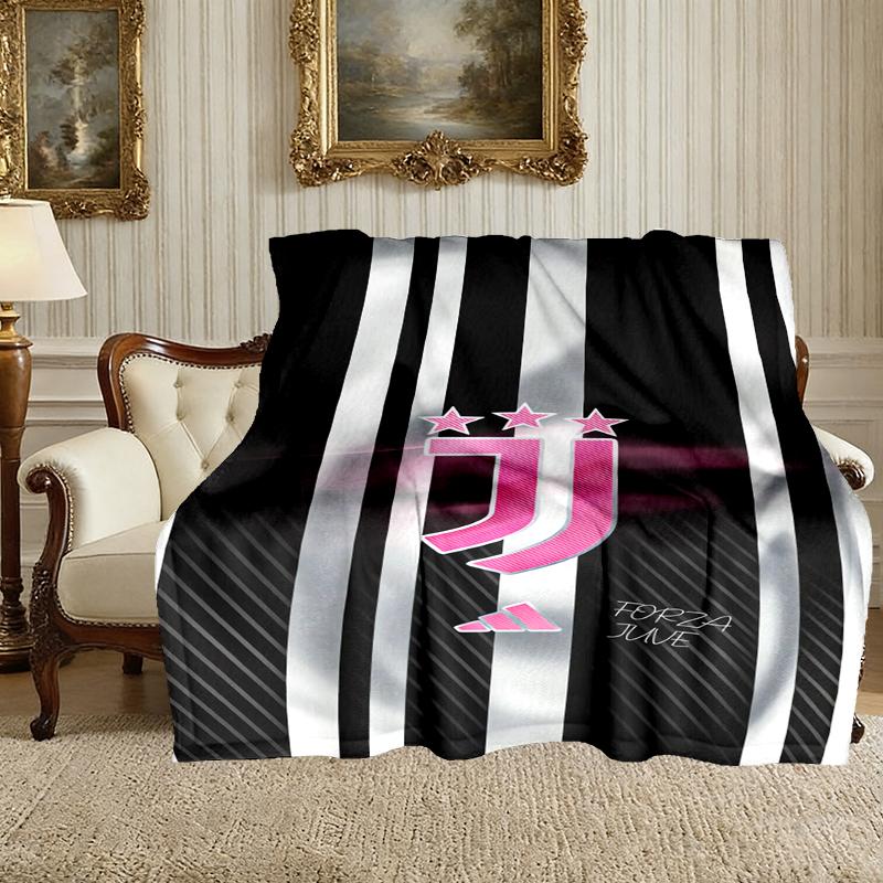 1pc Juventus Football Club Blanket, Super Cozy Printed Home Blanket, All-Season Warmth