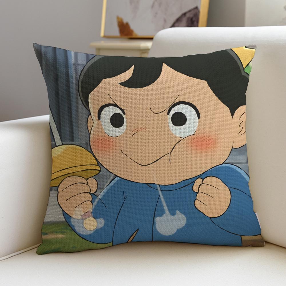 Anime RRanking of KingsSS Cushion Cover Breathable and skinfriendly linen pillowcase square removable and washable cushion