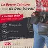 Ceinture Porte Outils - Cuir - 12 Poches - Ajustable - Construction Solide - Pour Homme