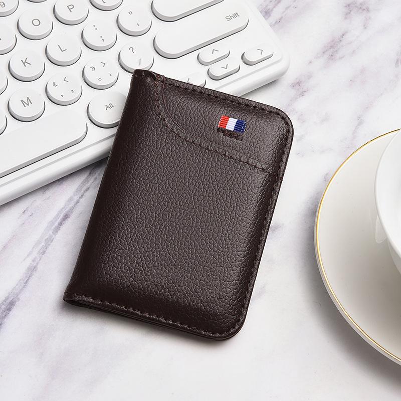 Portable Super Slim Soft Wallet Pu Leather Mini Credit Card Wallet Purse Card Holders Men Wallet Thin Small Short Wallets