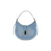 Polo Ralph Lauren Adjustable Rotating Buckle Brass Polo ID Nameplate Cotton Shoulder Bag Women Shoulder Bag Blue 428967713002