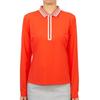 Zipore Golfwear Женская футболка с воротником и длинным рукавом g4lS23k863 Poppy