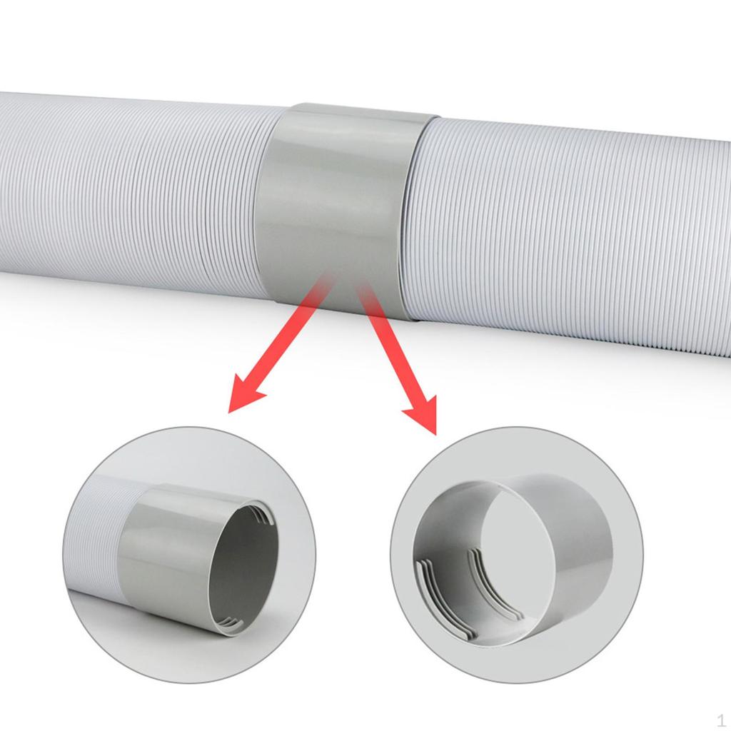 5.9'' Diameter AC Exhaust Duct Hose, Universal Adapter for Air Conditioning