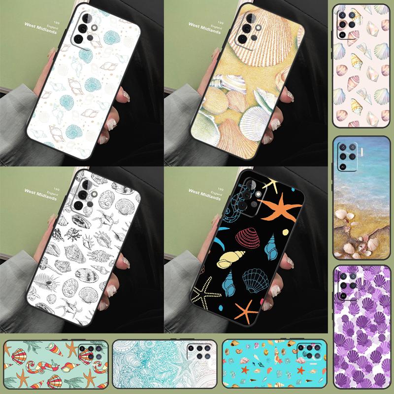 Чехол-ракушка Морское искусство Для Samsung Galaxy A16 A33 A36 A56 A26 A15 A55 A53 A35 A22 A32 A52 A54 A34 A14 A05 A06