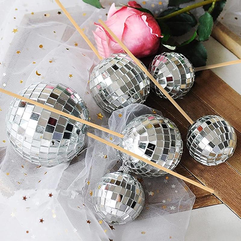3/5/12 шт., клубные товары для вечеринок в стиле ретро, ​​украшения торта, диско-шар на день рождения, кексы, топперы