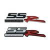 3D металлический логотип SSR, эмблема на заднюю часть багажника автомобиля, эмблема, значок, наклейки для Chevrolet SS R, аксессуары