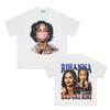Футболка RIHANNA BUBBLEGUM Футболка с коротким рукавом в том же стиле певицы Рианны 100% Хлопок Модная Удобная Одежда Harajuku Летняя Футболка