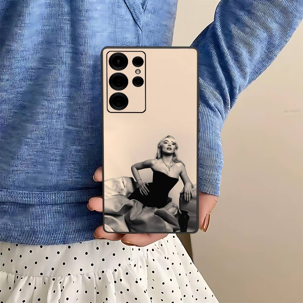 Чехол для телефона Singer S-Sabrina C-Carpenter для Samsung S 24 fe 25 Ultra plus 20 lite 21 30 22 23 24 22 Ultra 5G Fundas