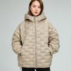 Women Down Jacket Casual Loose Over Size Autumn Winter Outwear Hood Coat