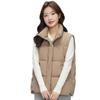 Down jacket women's new stand-up collar down vest vest in autumn and winter 2024 90 white duck down loose coat tide