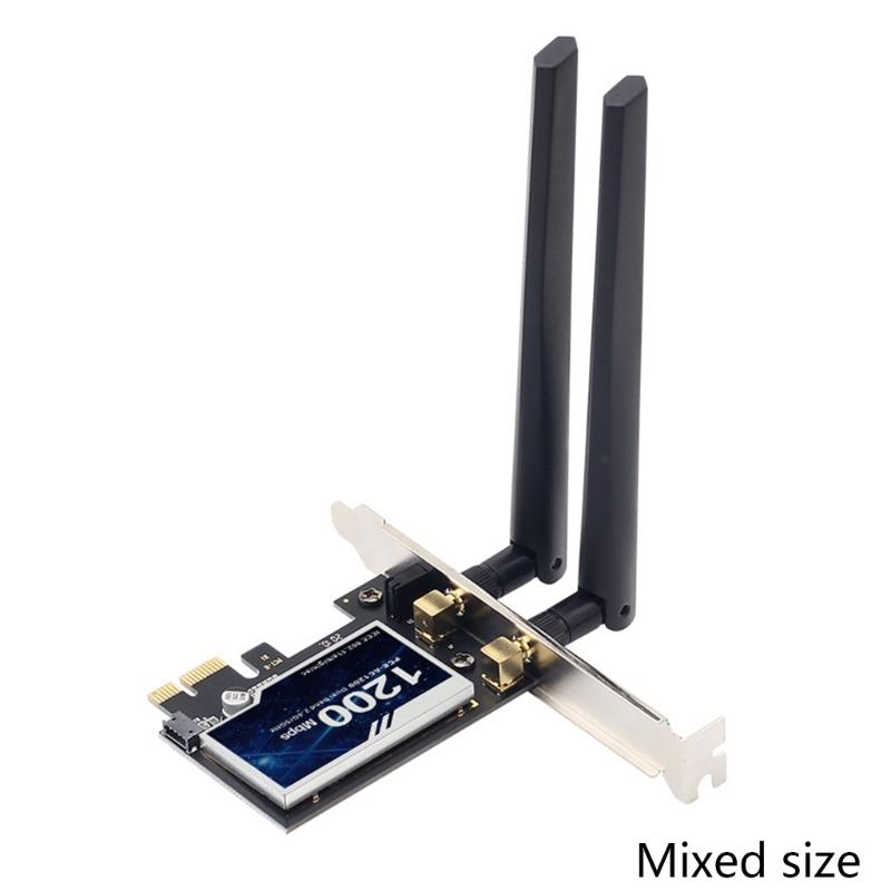 1200 Мбит/с Wlan Card Pcie 2.4G/5G -Band Wifi k адаптер 802.11AC PCE-AC1200 беспроводной BT4.0 thernet адаптер