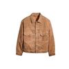 Levis X Stussy Dyed Jacquard Trucker Jacket Brown Unisex Outerwear A52160001